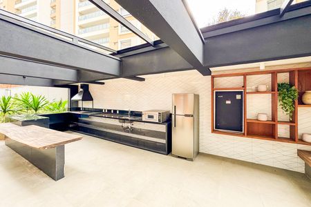 Studio à venda com 26m², 1 quarto e sem vagaChurrasqueira