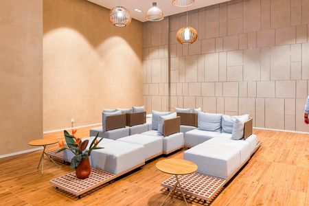 Studio à venda com 26m², 1 quarto e sem vagaHall social