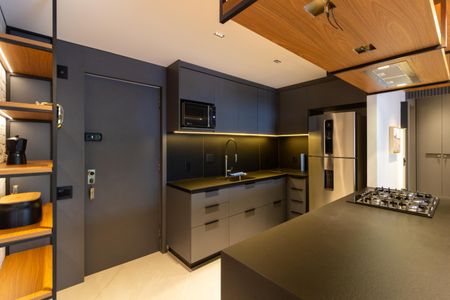 Apartamento à venda com 58m², 1 quarto e 1 vagaCozinha