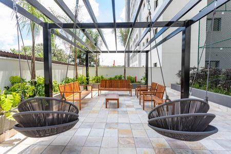 Apartamento para alugar com 40m², 2 quartos e 1 vaga Apartamento para alugar com 40m², 2 quartos e 1 vagaÁrea comum - Churrasqueira