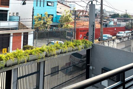 Studio à venda com 37m², 1 quarto e sem vagaVaranda