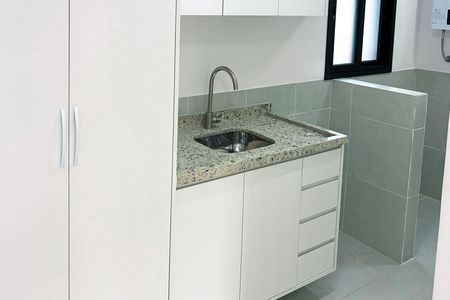 Studio à venda com 37m², 1 quarto e sem vagaCozinha