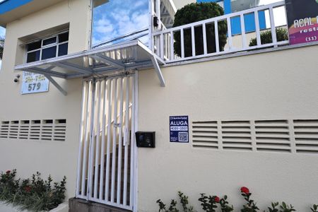 Apartamento para alugar com 54m², 1 quarto e 1 vagaFachada + plaquinha