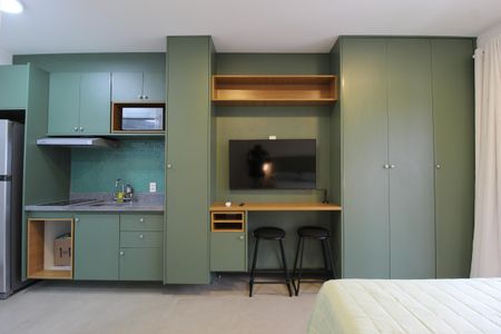 Apartamento para alugar com 24m², 1 quarto e sem vagaSala/Quarto