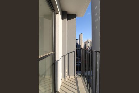 Studio para alugar com 26m², 1 quarto e sem vagaVaranda