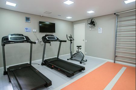 Apartamento à venda com 28m², 1 quarto e sem vaga Apartamento à venda com 28m², 1 quarto e sem vagaÁrea comum - Academia