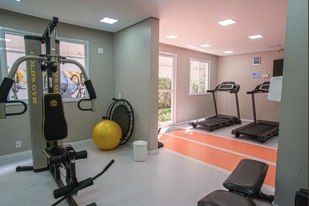 Apartamento à venda com 28m², 1 quarto e sem vaga Apartamento à venda com 28m², 1 quarto e sem vagaÁrea comum - Academia