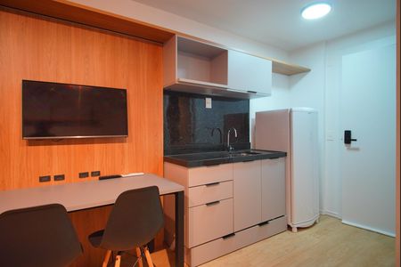 Studio à venda com 25m², 1 quarto e sem vagaCozinha