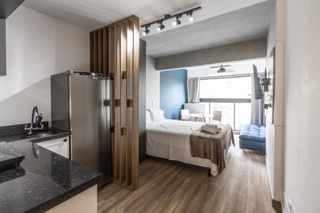 Apartamento à venda com 25m², 1 quarto e sem vaga Apartamento à venda com 25m², 1 quarto e sem vagaSala/Quarto