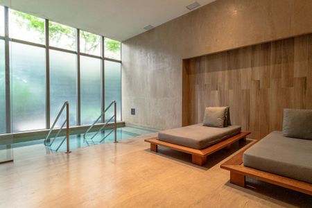 Studio para alugar com 52m², 1 quarto e 1 vaga Studio para alugar com 52m², 1 quarto e 1 vagaÁrea comum - Spa