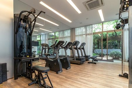 Studio para alugar com 52m², 1 quarto e 1 vaga Studio para alugar com 52m², 1 quarto e 1 vagaÁrea comum - Academia