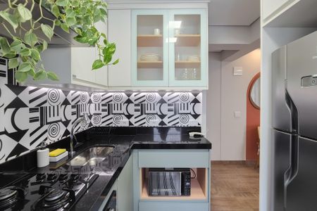 Apartamento à venda com 48m², 1 quarto e 1 vagaCozinha - Armários