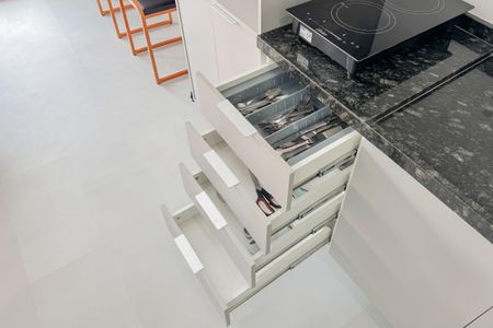 Studio à venda com 23m², 1 quarto e sem vagaCozinha - Armários