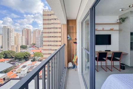Studio à venda com 23m², 1 quarto e sem vagaVaranda
