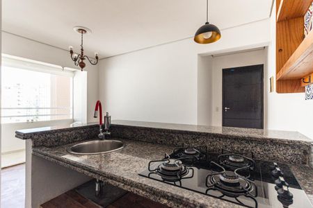 Cozinha de apartamento à venda com 1 quarto, 46m² em Campos Elíseos, São Paulo