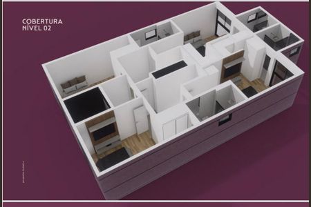 Apartamento à venda com 111m², 2 quartos e 2 vagas Apartamento à venda com 111m², 2 quartos e 2 vagasPlanta