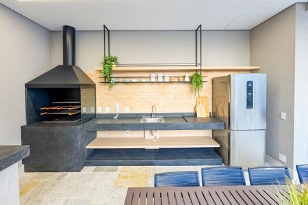 Studio à venda com 30m², 1 quarto e sem vagaChurrasqueira