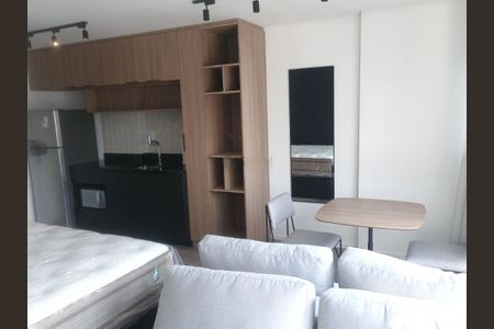 Studio à venda com 34m², 1 quarto e sem vaga