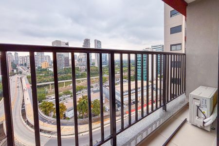 Studio para alugar com 25m², 1 quarto e sem vaga Studio para alugar com 25m², 1 quarto e sem vagaVaranda