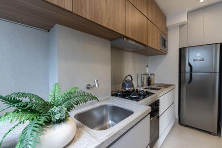Apartamento à venda com 40m², 2 quartos e sem vaga Apartamento à venda com 40m², 2 quartos e sem vagaCozinha e Área de Serviço