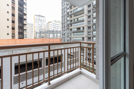 Apartamento à venda com 27m², 1 quarto e sem vagaSacada/Sala