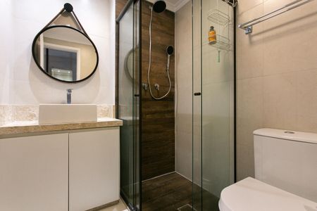 Apartamento à venda com 82m², 2 quartos e 2 vagasBanheiro da Suíte