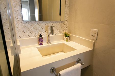 Apartamento à venda com 82m², 2 quartos e 2 vagasBanheiro Social