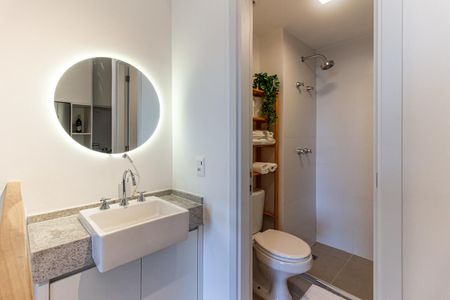 Studio para alugar com 24m², 1 quarto e sem vagaBanheiro