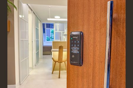 Apartamento à venda com 32m², 1 quarto e sem vagaFechadura eletrônica 