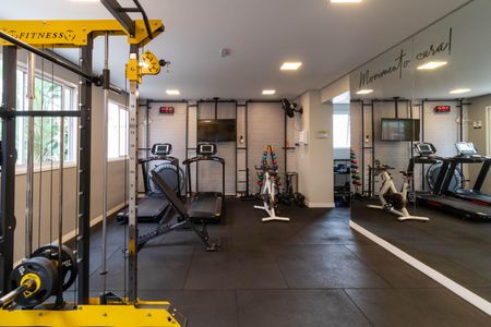 Apartamento para alugar com 35m², 2 quartos e sem vaga Apartamento para alugar com 35m², 2 quartos e sem vagaÁrea comum - Academia