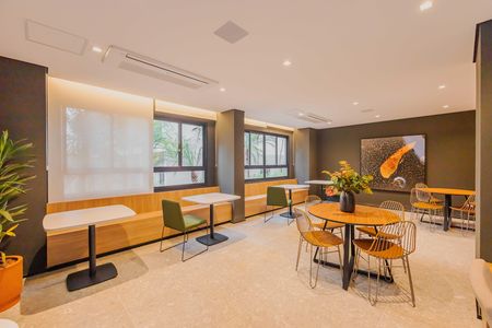 Apartamento para alugar com 25m², 1 quarto e sem vagaÁrea comum - Salão de festas