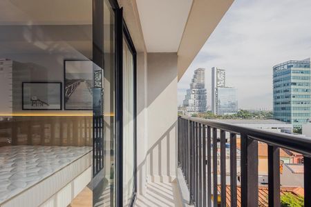 Apartamento para alugar com 25m², 1 quarto e sem vagaVaranda