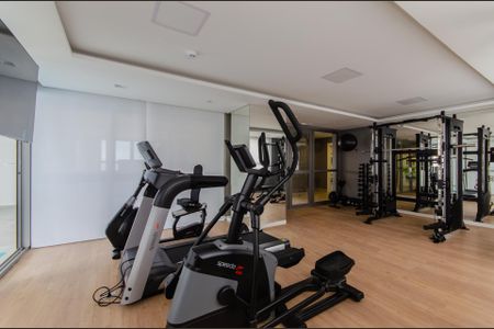 Studio para alugar com 38m², 1 quarto e sem vaga Studio para alugar com 38m², 1 quarto e sem vagaÁrea comum - Academia