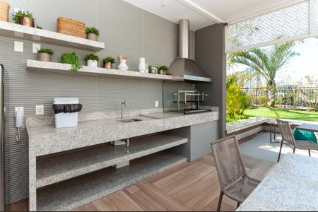 Apartamento à venda com 118m², 3 quartos e 3 vagasÁrea comum - Churrasqueira