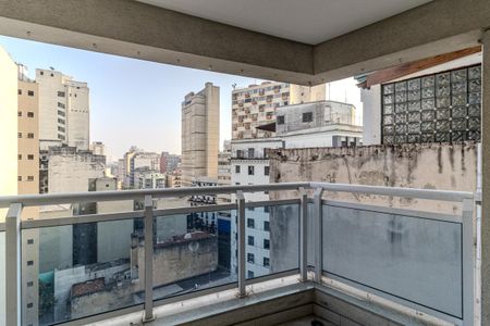 Varanda de apartamento à venda com 1 quarto, 45m² em Santa Ifigênia, São Paulo