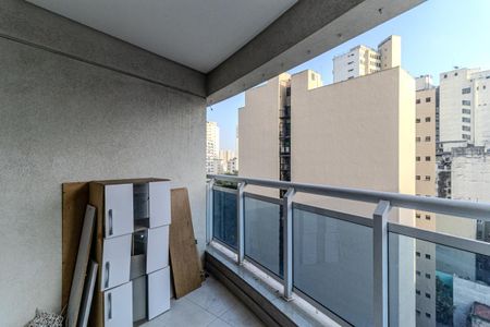 Varanda de apartamento à venda com 1 quarto, 45m² em Santa Ifigênia, São Paulo