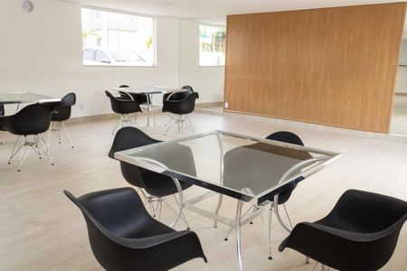 Apartamento para alugar com 50m², 2 quartos e 1 vagaÁrea comum - Salão de festas