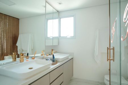 Apartamento à venda com 264m², 3 quartos e 4 vagasBanheiro da suíte 1