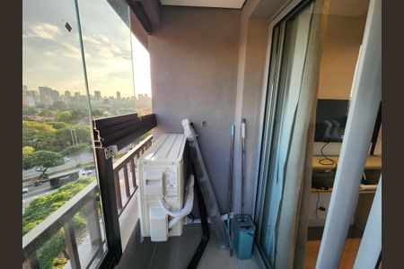 Studio à venda com 29m², 1 quarto e sem vagaVaranda