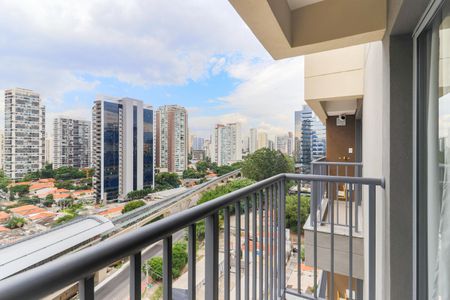 Studio para alugar com 26m², 1 quarto e sem vagaVaranda