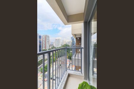 Studio para alugar com 26m², 1 quarto e sem vagaVaranda