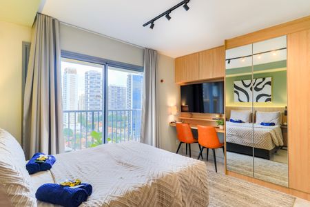 Studio para alugar com 26m², 1 quarto e sem vagaSala/Quarto
