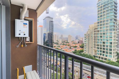 Studio para alugar com 26m², 1 quarto e sem vagaVaranda