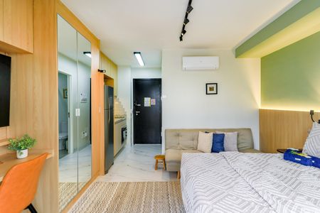 Studio para alugar com 26m², 1 quarto e sem vagaSala/Quarto