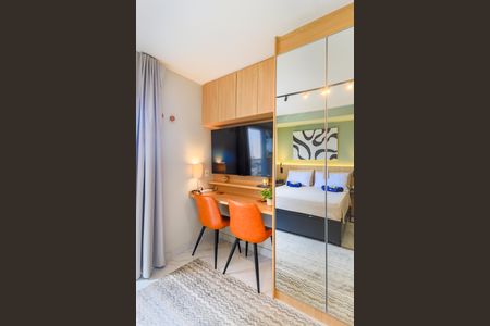 Studio para alugar com 26m², 1 quarto e sem vagaSala/Quarto