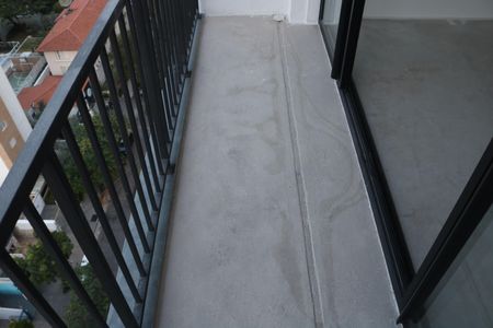 Studio à venda com 26m², 1 quarto e sem vagaVaranda