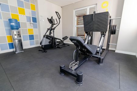 Apartamento para alugar com 41m², 2 quartos e sem vaga Apartamento para alugar com 41m², 2 quartos e sem vagaÁrea comum - Academia