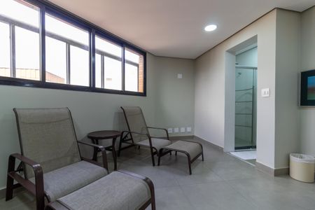 Apartamento para alugar com 34m², 1 quarto e 1 vaga Apartamento para alugar com 34m², 1 quarto e 1 vagaÁrea comum - Sauna