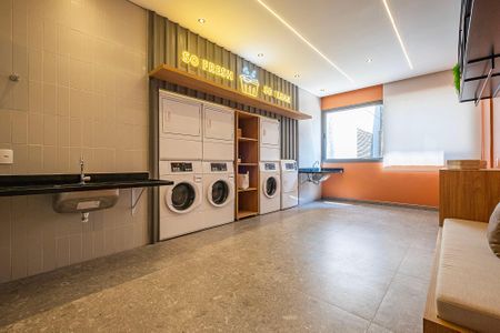 Studio para alugar com 30m², 1 quarto e sem vagaLavanderia