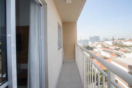 Varanda da Sala de apartamento para alugar com 1 quarto, 29m² em Vila das Belezas, São Paulo